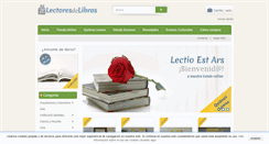 Desktop Screenshot of lectoresdelibros.com
